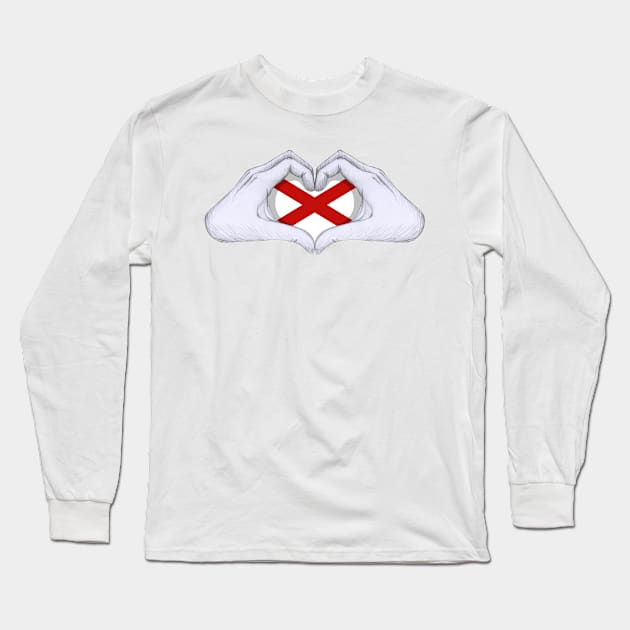 Ireland Long Sleeve T-Shirt by redmay